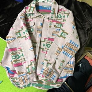 Hatch Multicolor Geometric Shirt